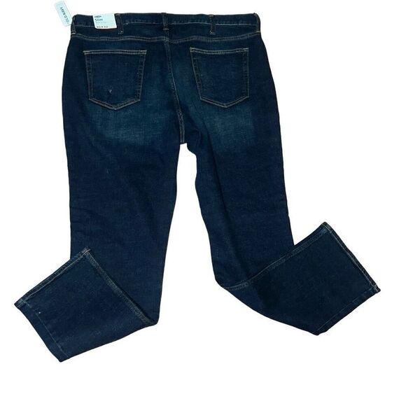 Old Navy Mens Slim Built-In Flex Jeans Dark Wash Denim Pants - Picture 2 of 10